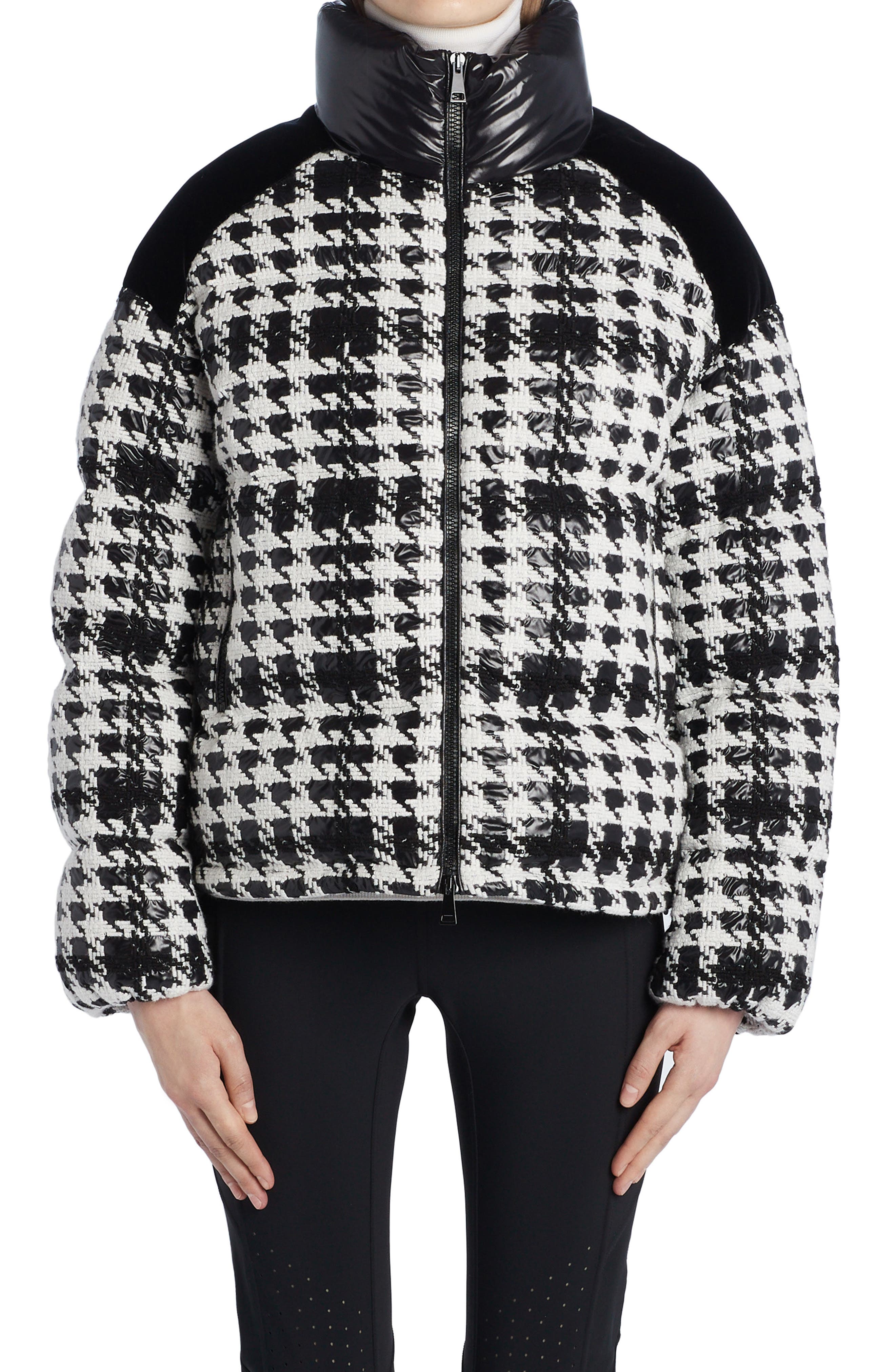 Moncler Erine Houndstooth Check Down 