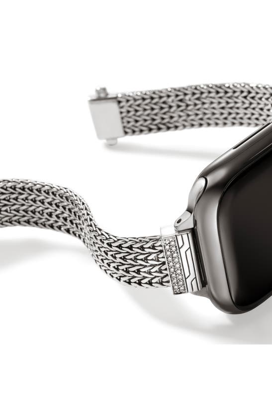 JOHN HARDY JOHN HARDY SMART WATCH STRAP DIAMOND PAVE, 12MM