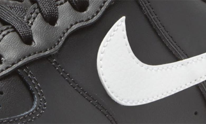 Shop Nike Kids' Air Force 1 Sneaker In Black/ White