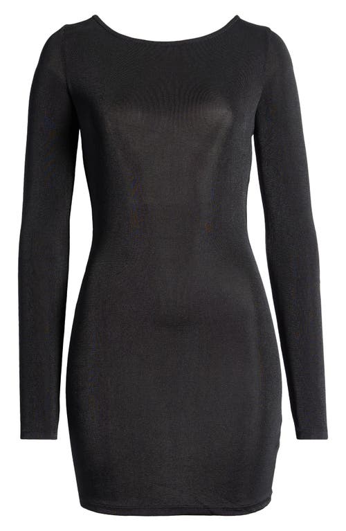 FREE PEOPLE FREE PEOPLE CALL ME LATER LONG SLEEVE MINIDRESS