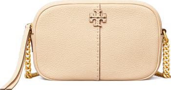 Tory Burch Pebbled Leather McGraw Camera Bag (SHF-19136) – LuxeDH