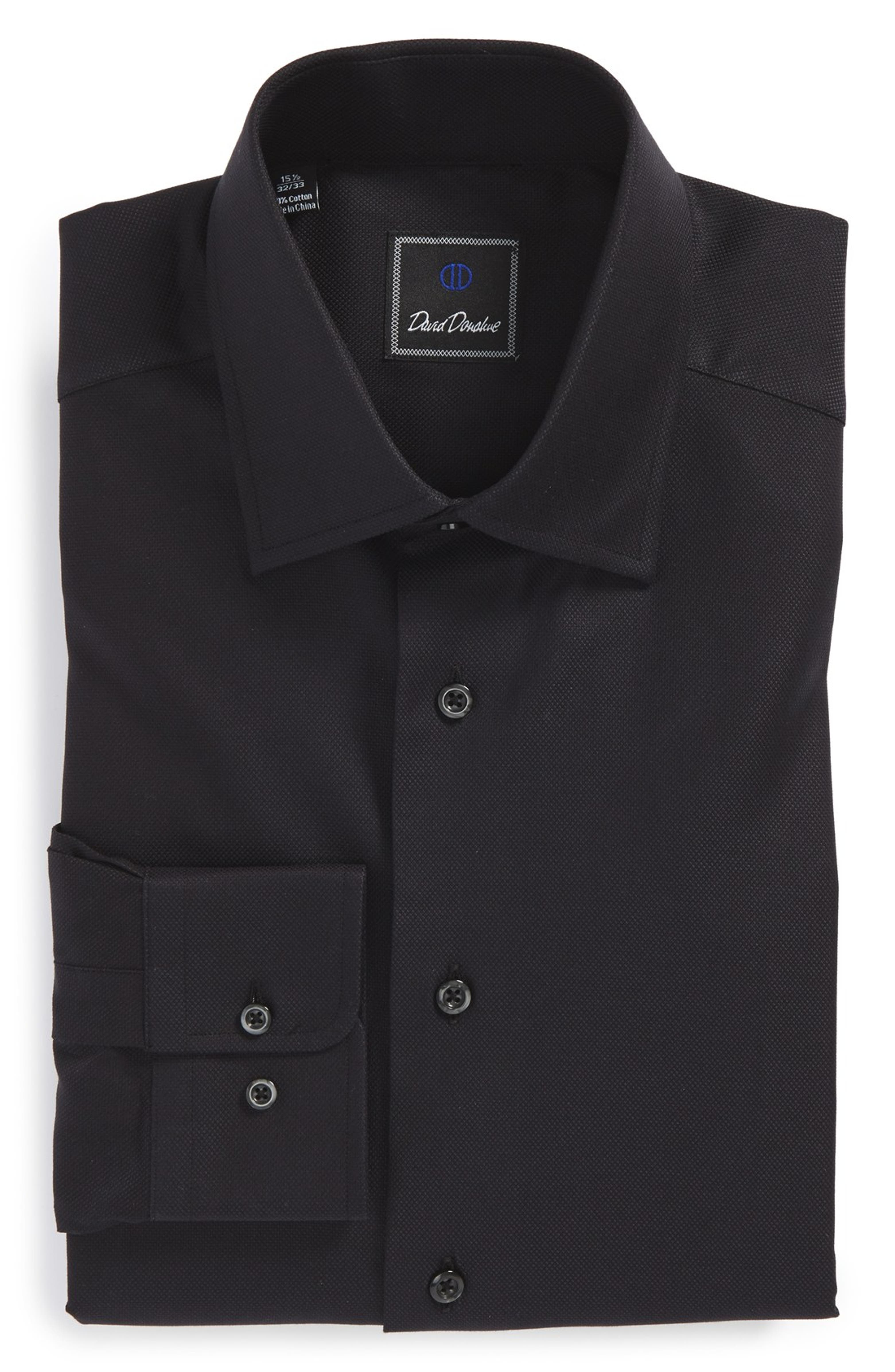 David Donahue Regular Fit Royal Oxford Dress Shirt | Nordstrom