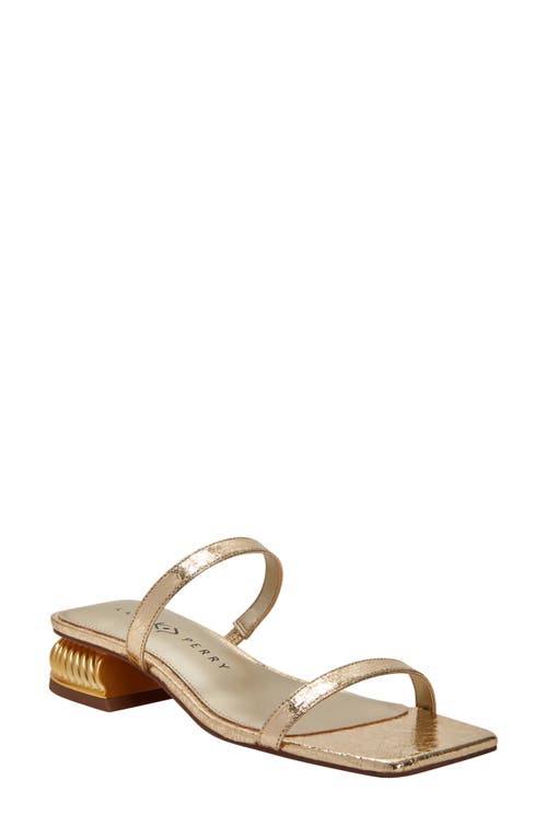 Katy Perry The Framing Slide Sandal Gold at Nordstrom,