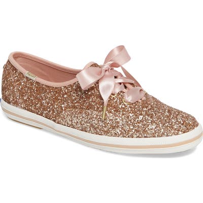 Keds X Kate Spade New York Glitter Sneaker, Metallic