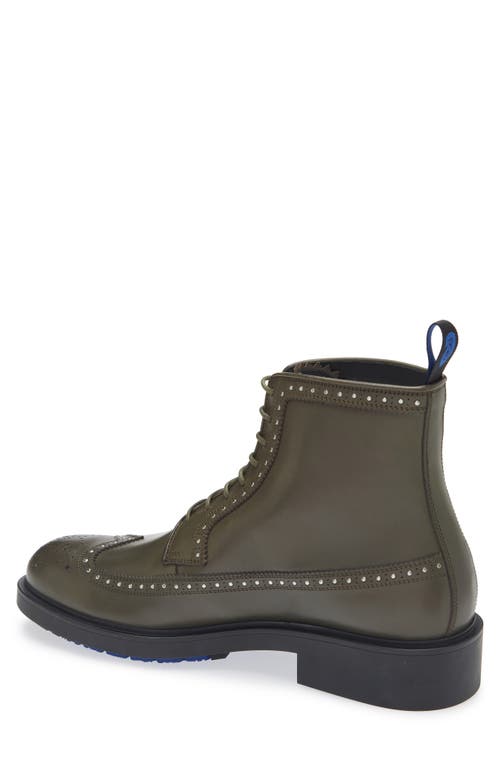 Shop Burberry Loch Studded Wingtip Boot