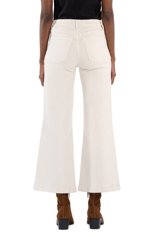 KUT FROM THE KLOTH KUT FROM THE KLOTH MEG SEAMED HIGH WAIST ANKLE FLARE JEANS