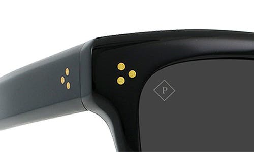 Raen Breya 54mm Polarized Square Sunglasses In Recycled Black/smoke Polar