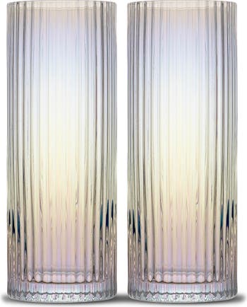 JoyJolt Christian Siriano Set of 2 Stunning Chroma Iridescent