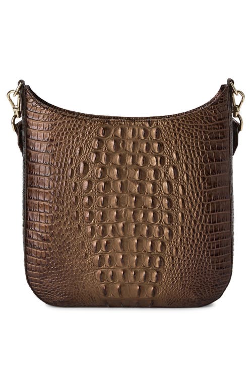 Shop Brahmin Leia Convertible Leather Crossbody Bag In Ganache