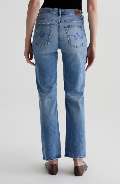 Shop Ag Brinley Mid Rise Classic Straight Leg Jeans In 18 Years Oslo