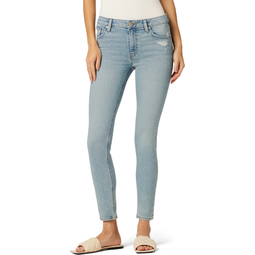 Shop Hudson Jeans Collin Distressed Skinny Jeans In Tropics