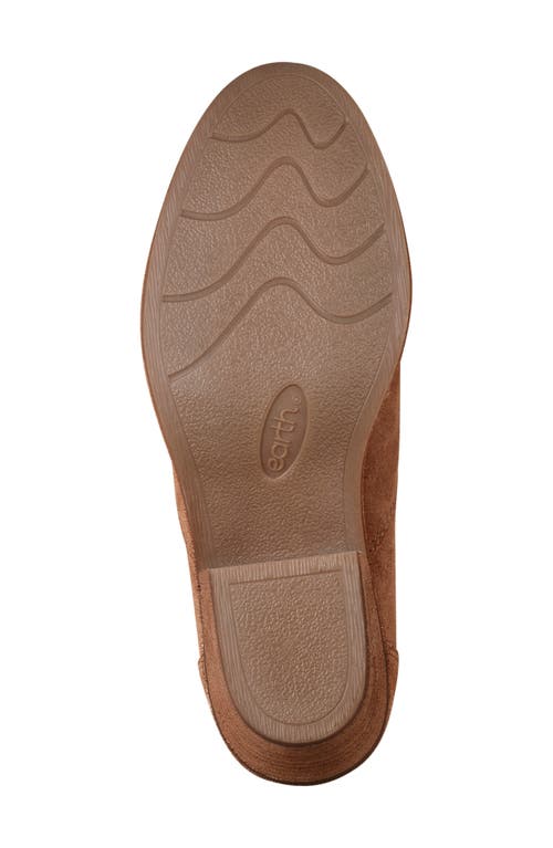 Earth Women's Jalin Block Heel Slip-on Casual Booties In Brown