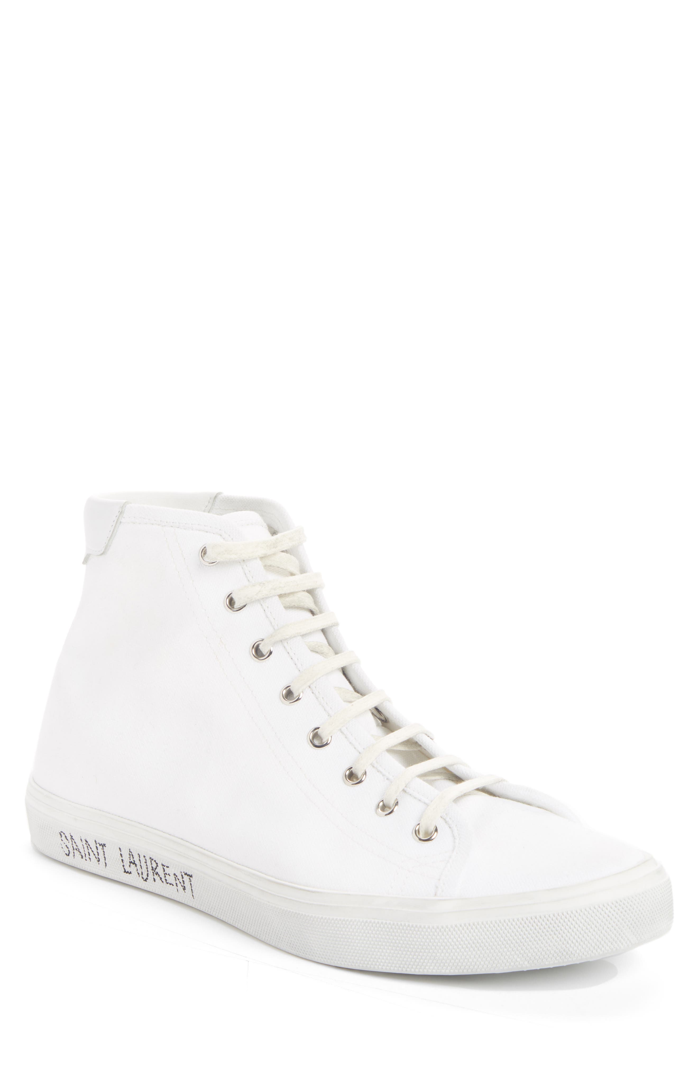 saint laurent white shoes