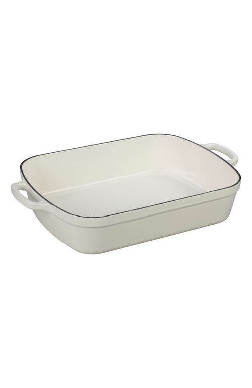 Le Creuset Signature 3 Quart Enameled Cast Iron Roaster in White at Nordstrom