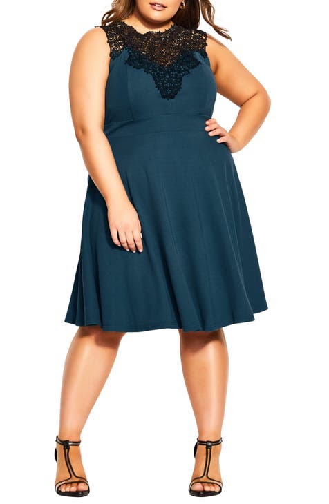 Fit & Flare Plus Size Dresses for Women | Nordstrom