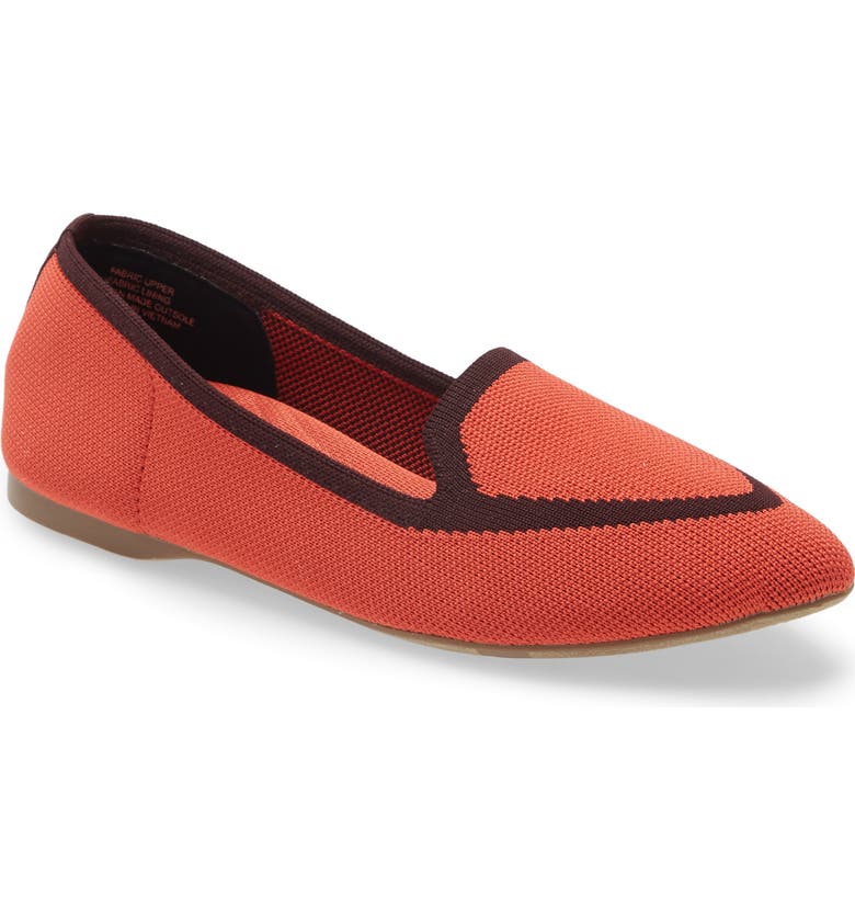 BIRDIES Blackbird Knit Flat, Main, color, CORAL REEF FABRIC