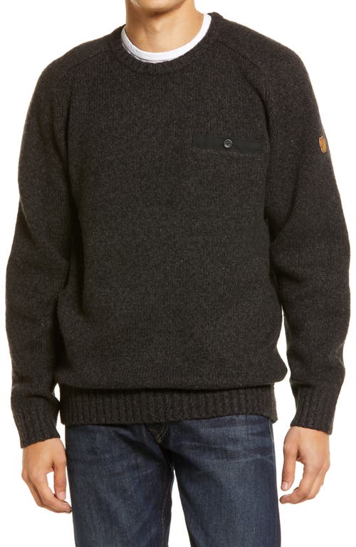 Fjällräven Lada Wool Blend Sweater in Black