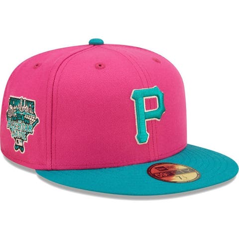 Men's New Era Pink/Green Los Angeles Dodgers Cooperstown Collection 1981 World Series Passion Forest 59FIFTY Fitted Hat 