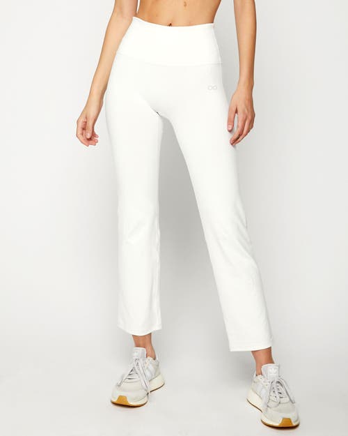 Shop Rebody Active Lexi Bootcut Cloudlux Leggings 25.5" In Off White