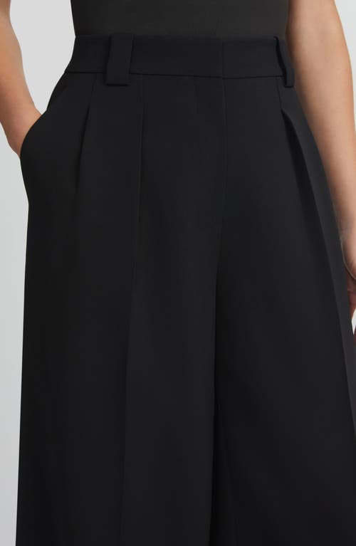 Shop Lafayette 148 New York Wyatt Wide Leg Pants In Black