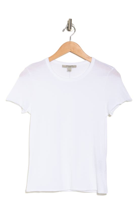 Shop Allsaints Bela Cotton T-shirt In Optic White