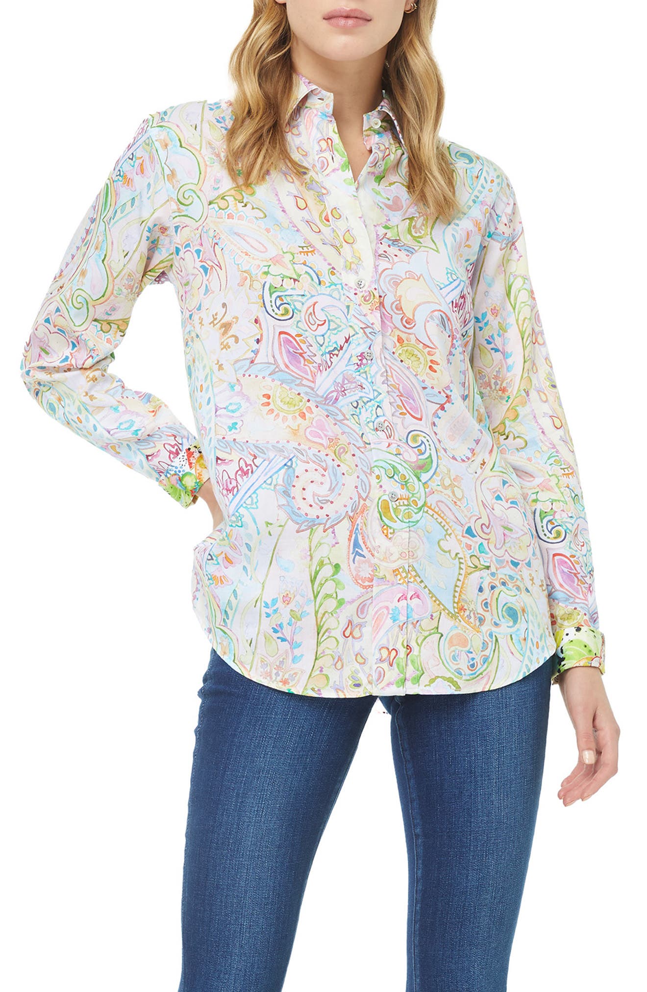 Robert Graham Carrie Paisley Print 