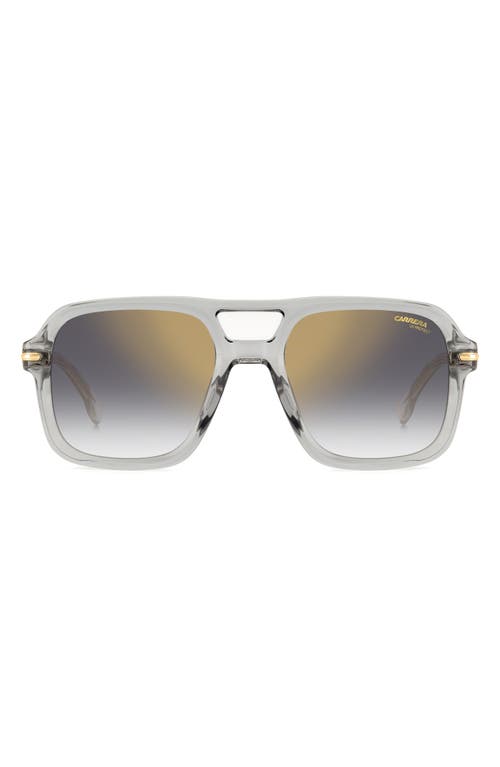 Shop Carrera Eyewear 55mm Gradient Square Sunglasses In Grey/gray