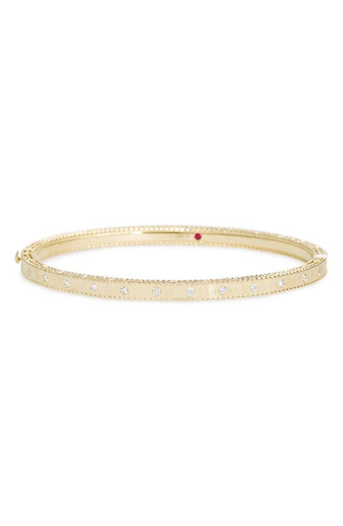 Roberto Coin Princess Diamond Bracelet in Yellow Gold at Nordstrom, Size 7 In