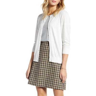1901 Textured Cardigan, Ivory