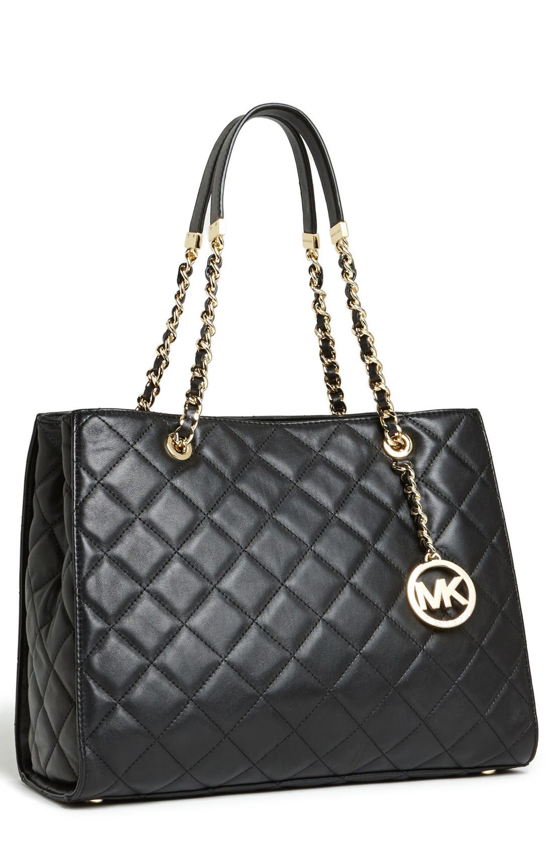 michael kors susannah quilted tote