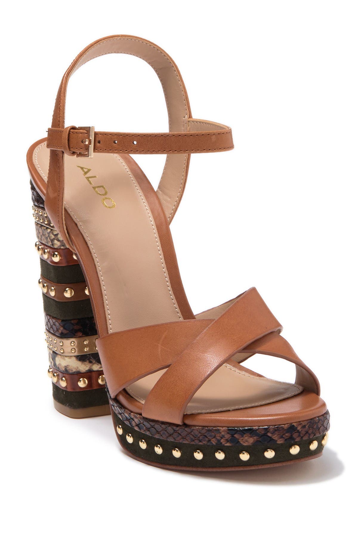 aldo studded sandals