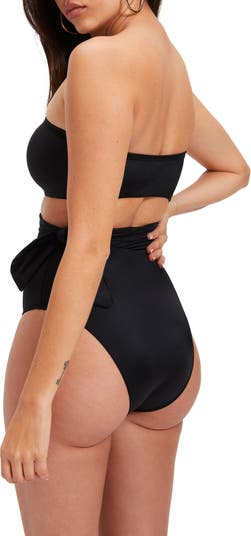 Buy Good American Scuba Plunging Strapless Bodysuit - Black At 69% Off