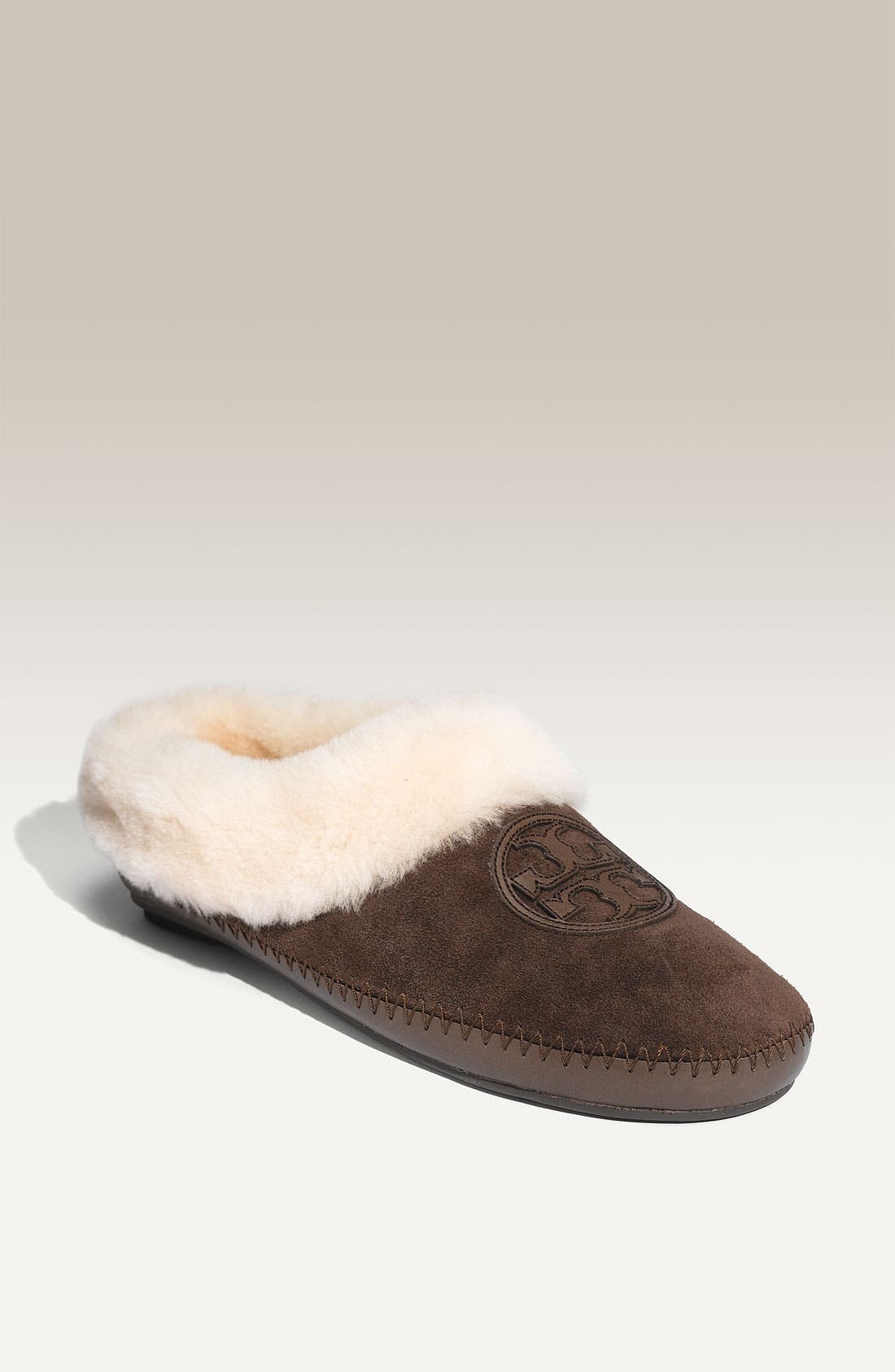 tory burch fur slippers