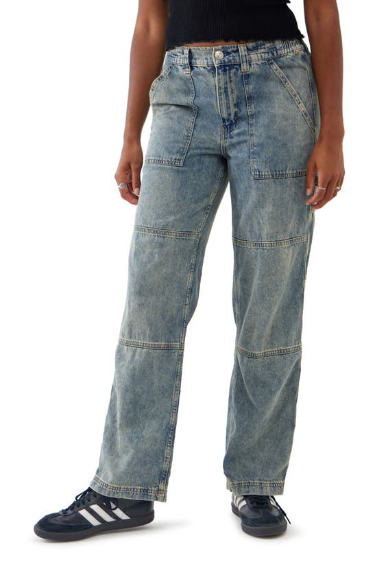 Shop Bdg Urban Outfitters Utility Jeans In Mid Vintage