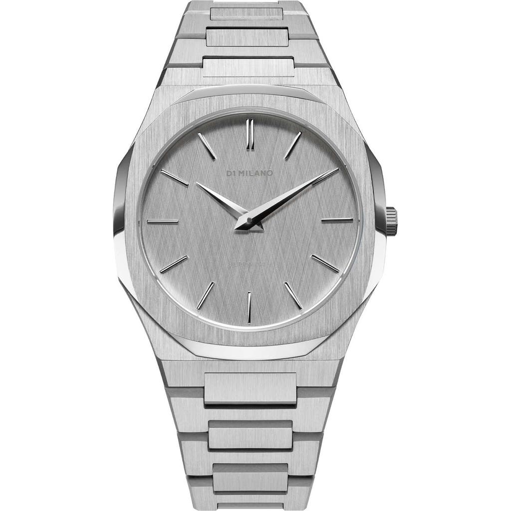 D1 Milano Watch Ultra Thin Bracelet 40 Mm In White