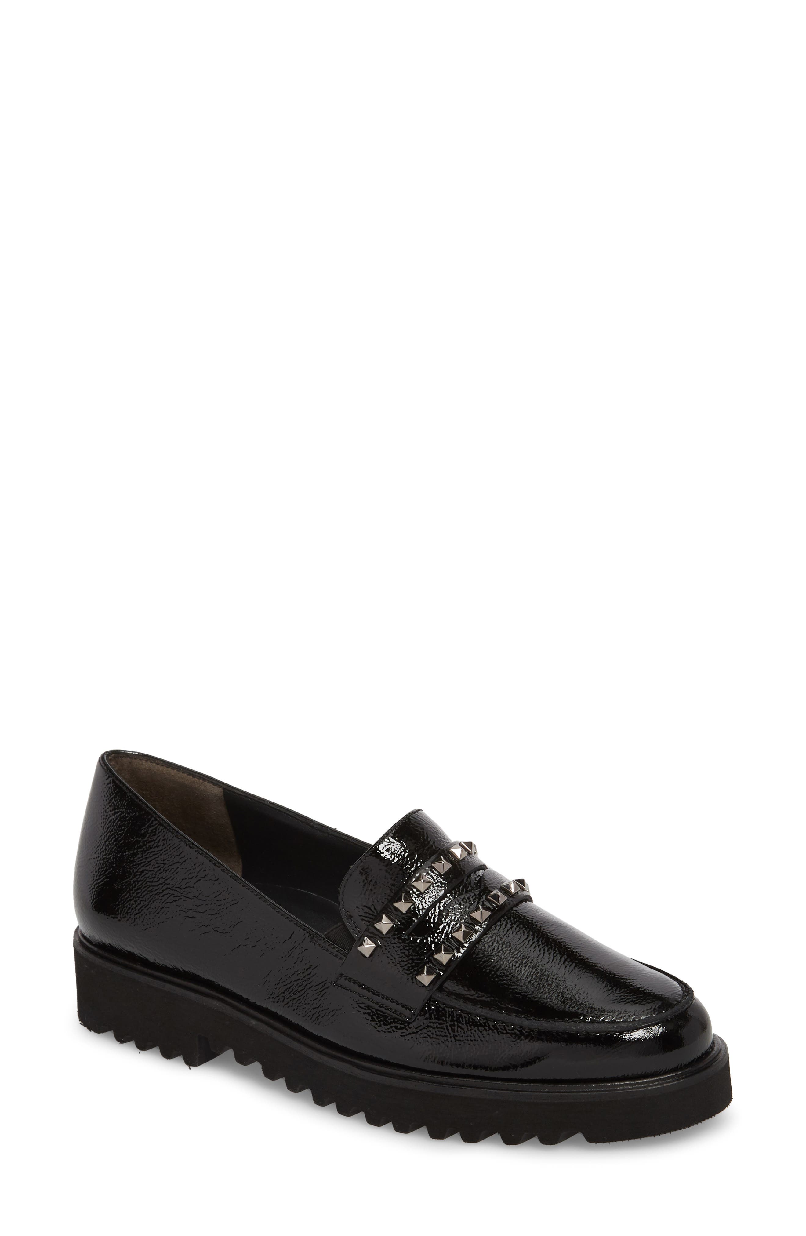 paul green studded loafers