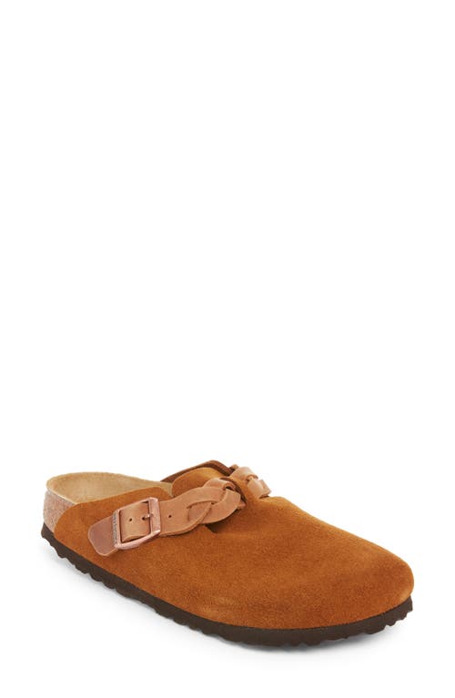 Birkenstock Boston Braid Clog Mink at Nordstrom,