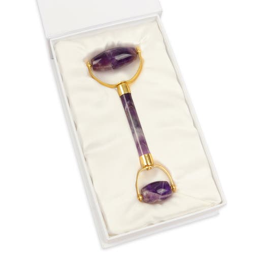 White Lotus Beauty Premium Amethyst Roller In Purple