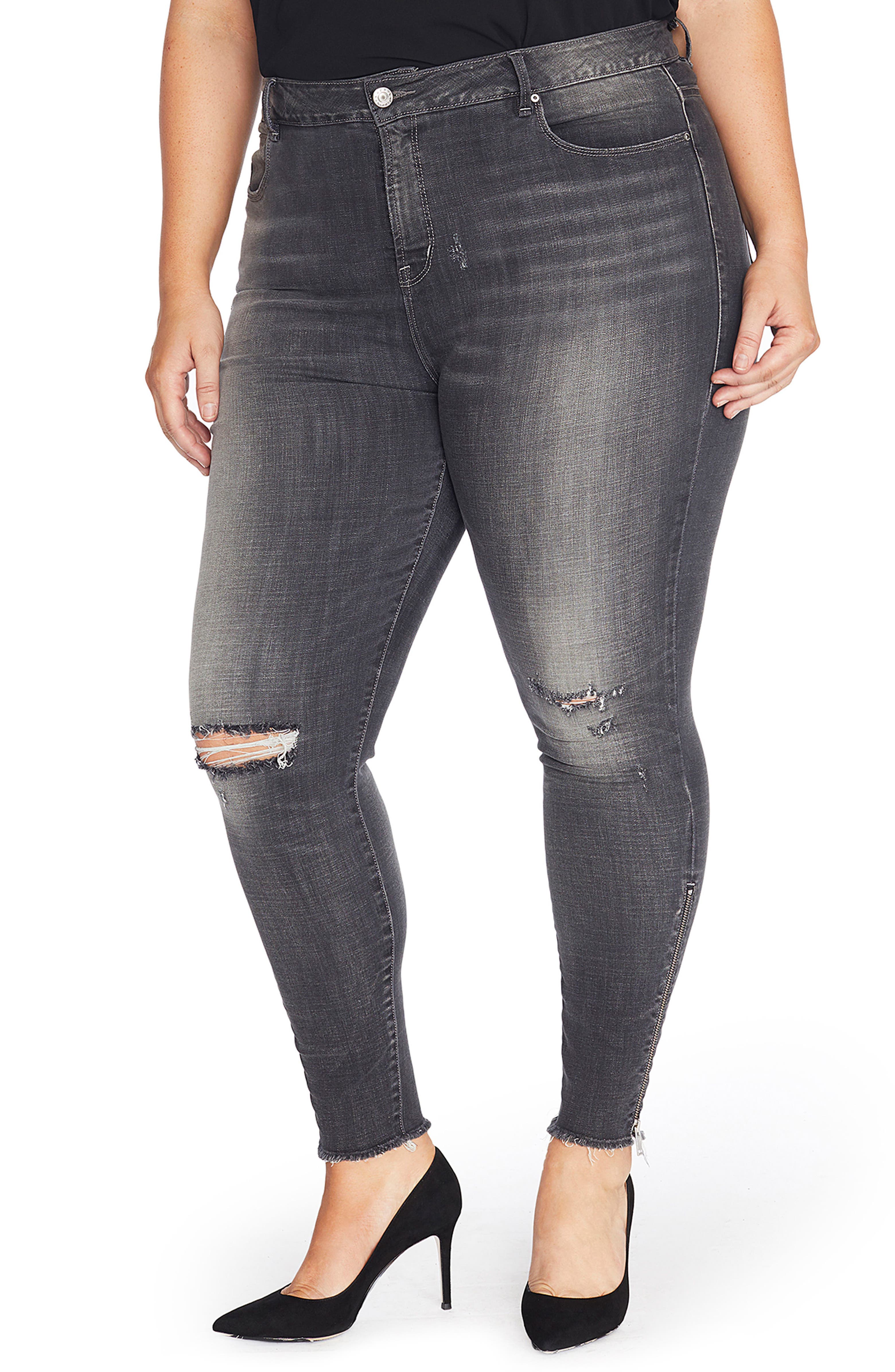 Rebel Wilson x Angels The Icon High Rise Super Skinny Jeans (Plus Size ...