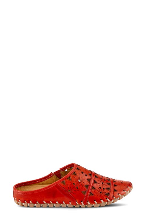 Shop Spring Step Fusalide Mule In Red