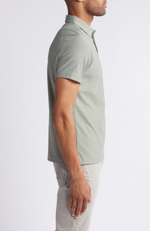 Shop Robert Barakett Hickman Short Sleeve Polo Shirt In Dusty Vine