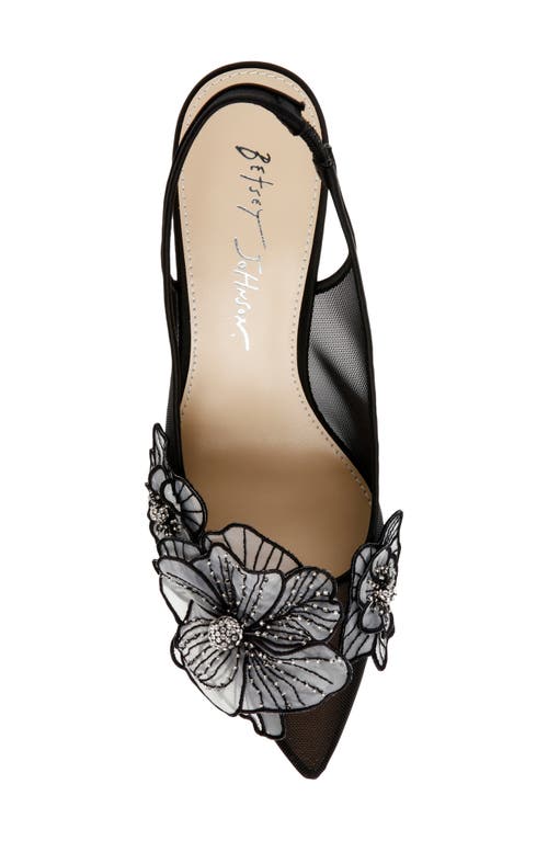 BETSEY JOHNSON BETSEY JOHNSON PETRA SLINGBACK POINTED TOE PUMP
