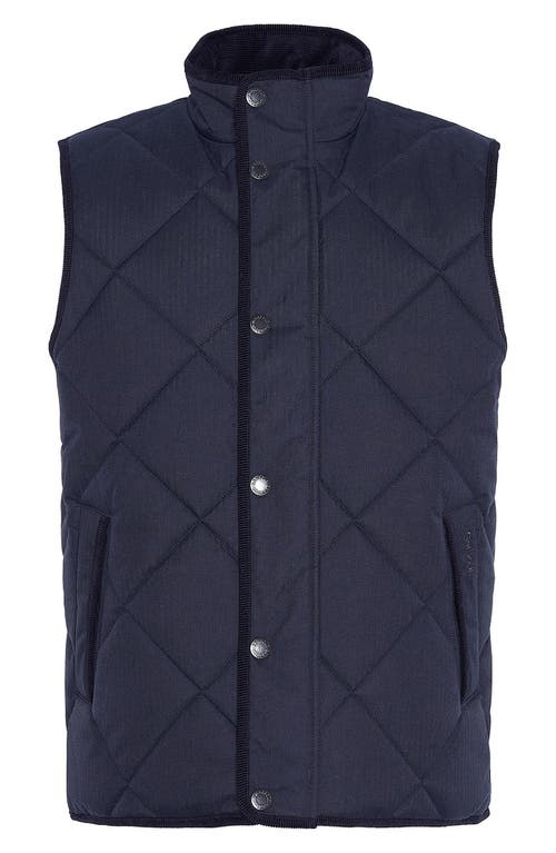 Shop Barbour Holburn Quilted Vest In Dark Navy