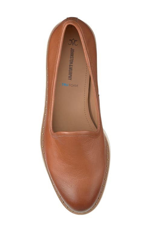 Shop Johnston & Murphy Mitzi Loafer In Cognac Calfskindnu