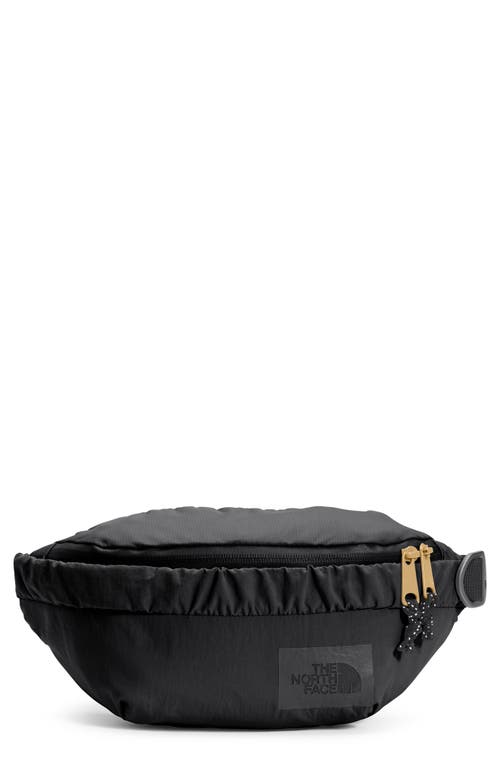 The North Face Mountain Lumbar Water Repellent Belt Bag in Black/Antelope Tan