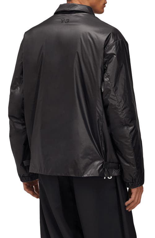 Shop Y-3 M Insulated Recycled Polyamide Ripstop Liner Jacket In Black