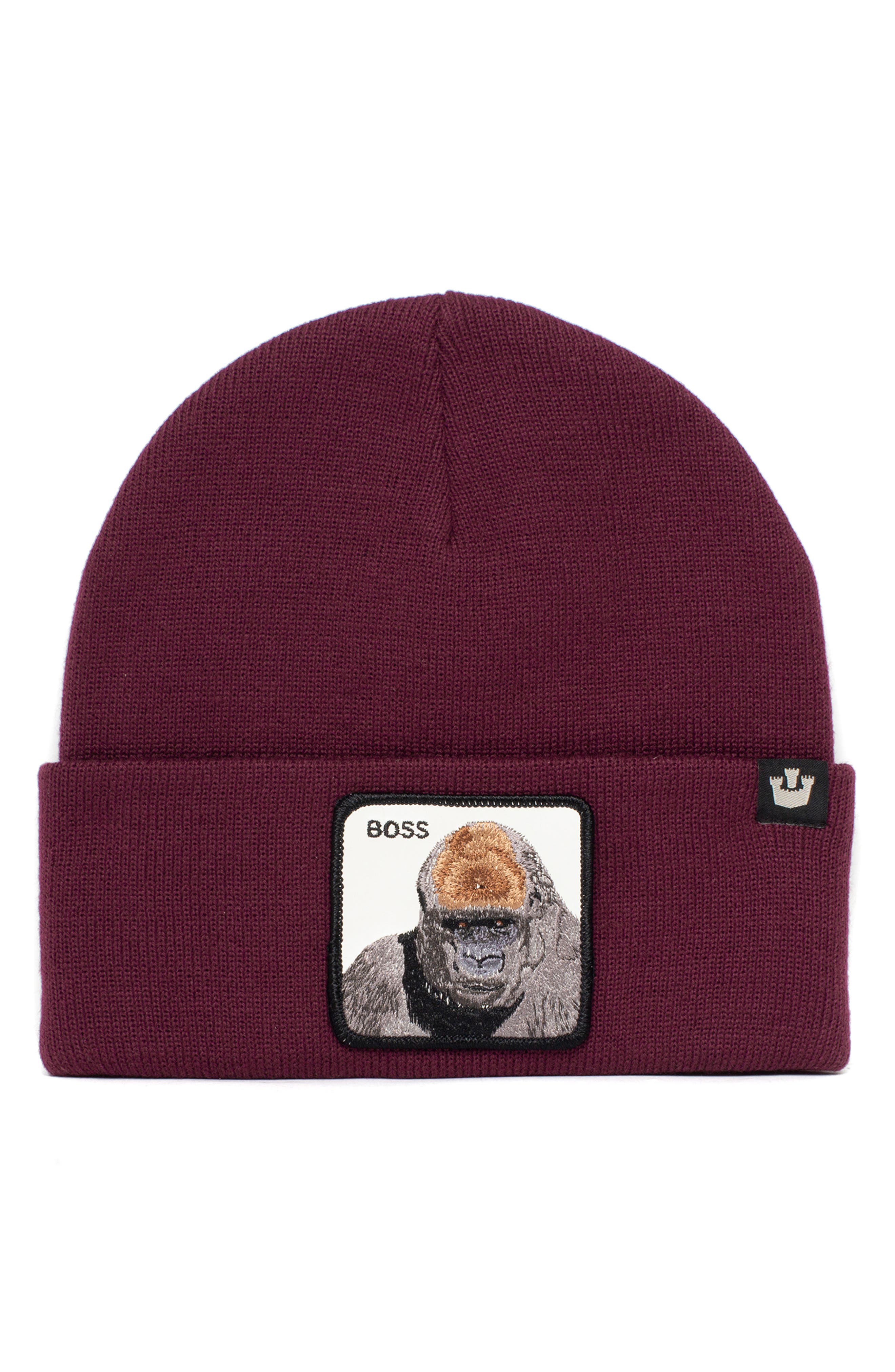 mens burgundy winter hat