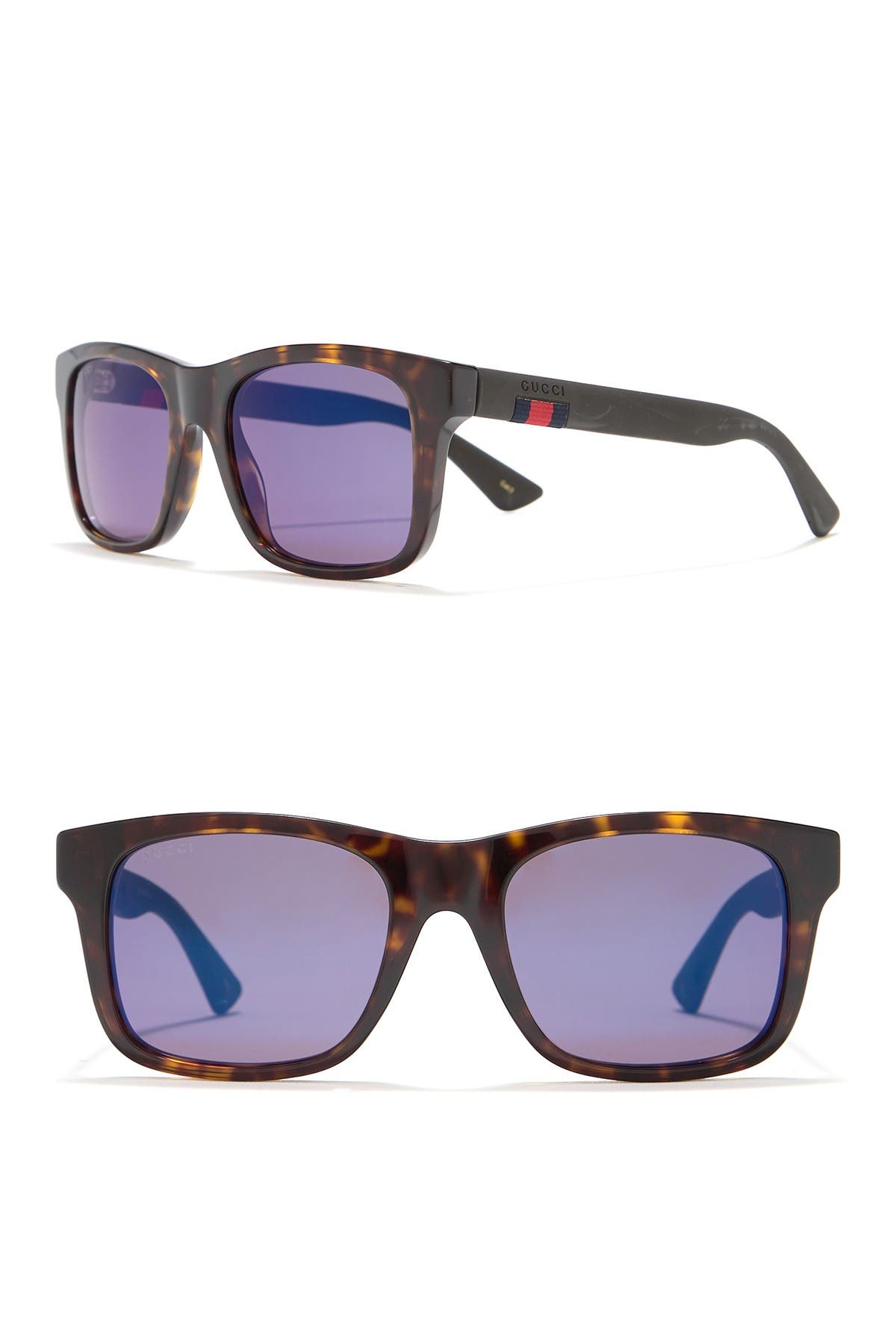 gucci 53mm square sunglasses