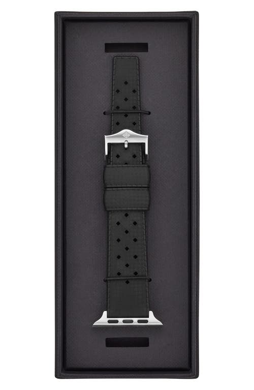 Shop Zodiac Tropic Rubber Apple Watch® Watchband In Black