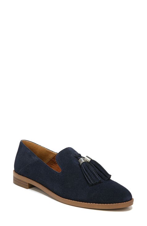 navy loafers women